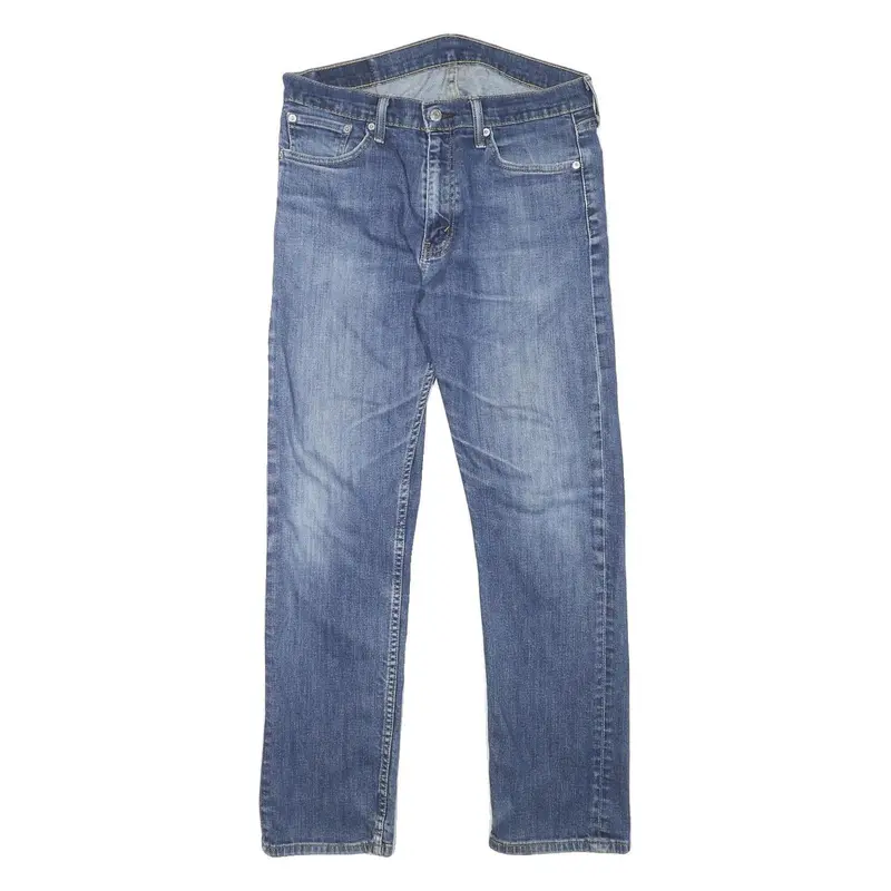 Levi's Mens Regular Blue Denim Jeans W30 L28 Classic Zip Cotton Blend 1