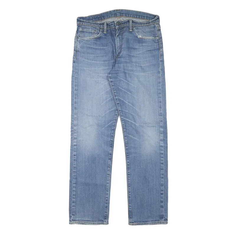 Levi's Mens Regular Fit Blue Denim Jeans Zip W32 L31 Classic Casual Wear 1