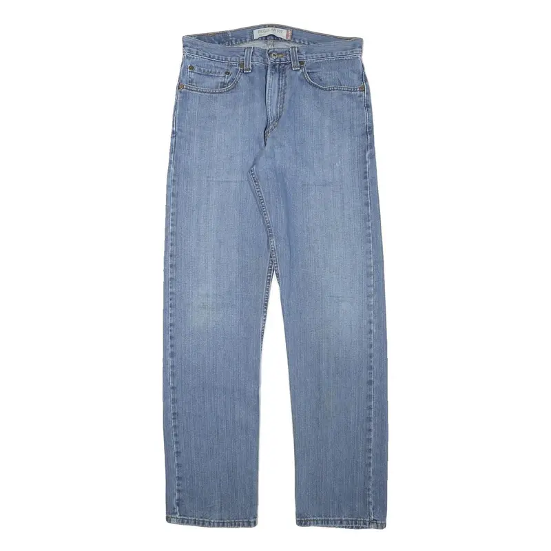 Levi's Mens Regular Fit Light Blue Denim Jeans W30 L31 Classic Cotton Blend Zip 1