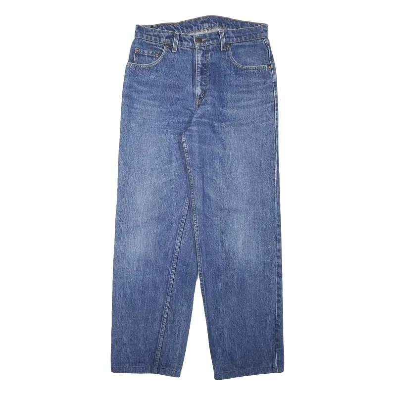 Levi's Mens Relaxed Blue Denim Jeans W29 L29 Classic Cotton Blend Zip 1