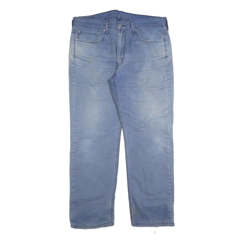 Levi's Mens Relaxed Blue Denim Jeans W36 L30 Casual Cotton Blend Zip Fastening 1