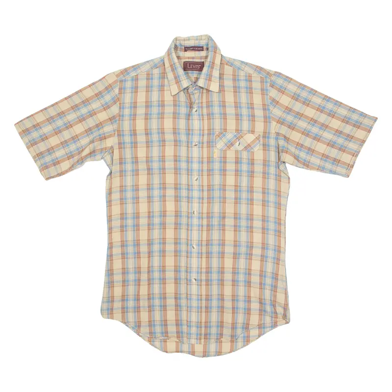 Levi's Mens Shirt Brown Check S 1