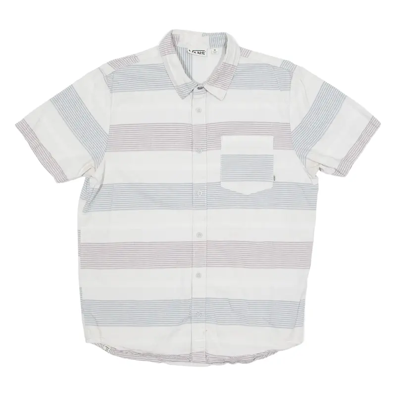 Levi's Mens Shirt Grey Striped M 1