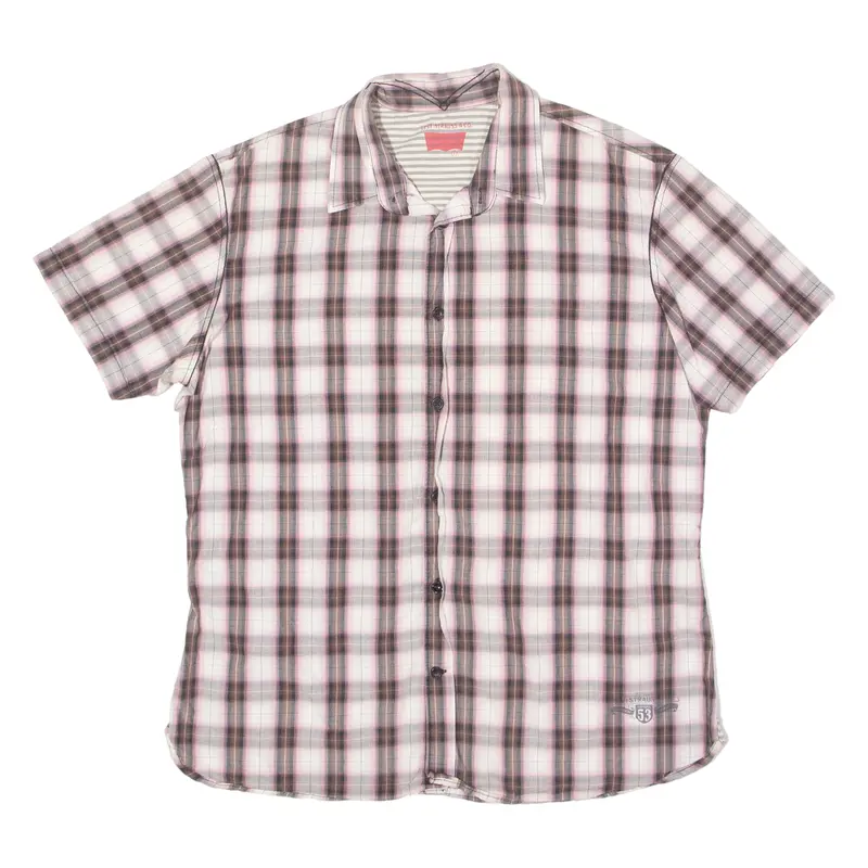 Levi's Mens Shirt Pink Check L 1