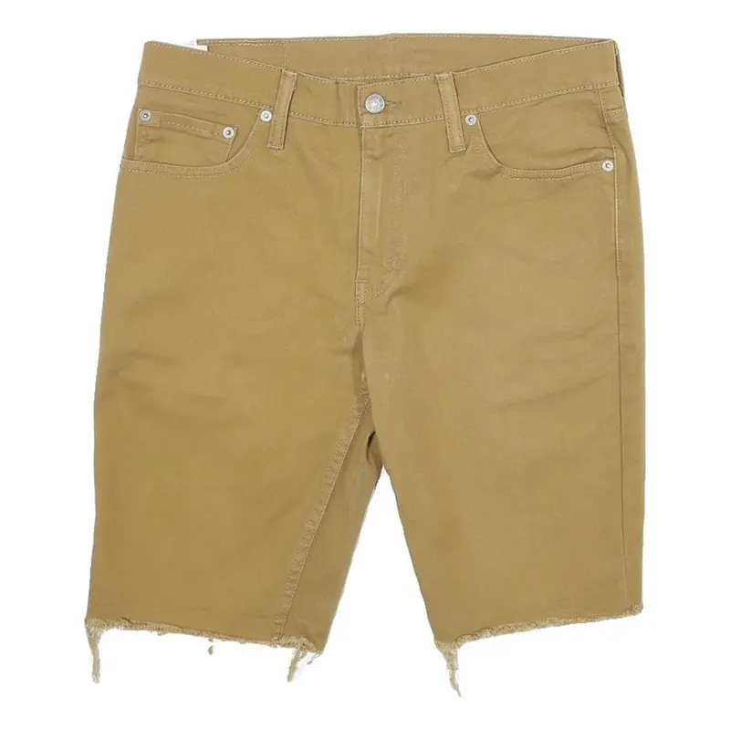 Levi's Mens Shorts Beige Casual Cut-Off L W33 Cotton Blend 1