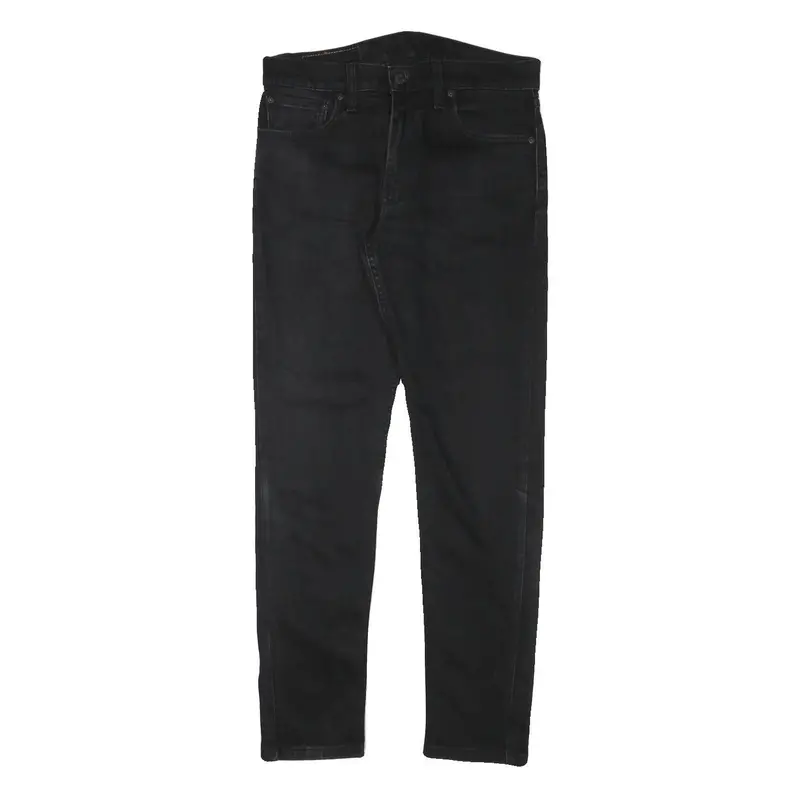 Levi's Mens Slim Black Jeans Denim W31 L29 Zip Classic Fit Stylish 1