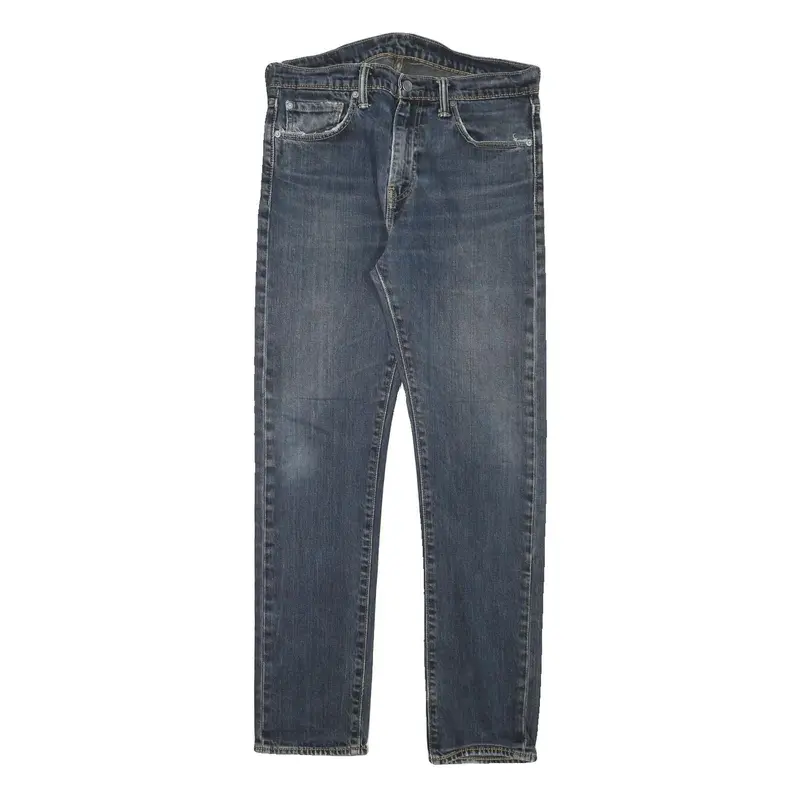 Levi's Mens Slim Blue Denim Classic Jeans Cotton Blend W32 L30 Zip 1