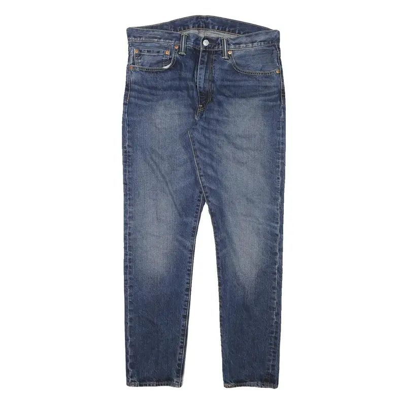 Levi's Mens Slim Blue Denim Jeans W33 L29 Zip Classic Fit Medium Wash Stylish 1