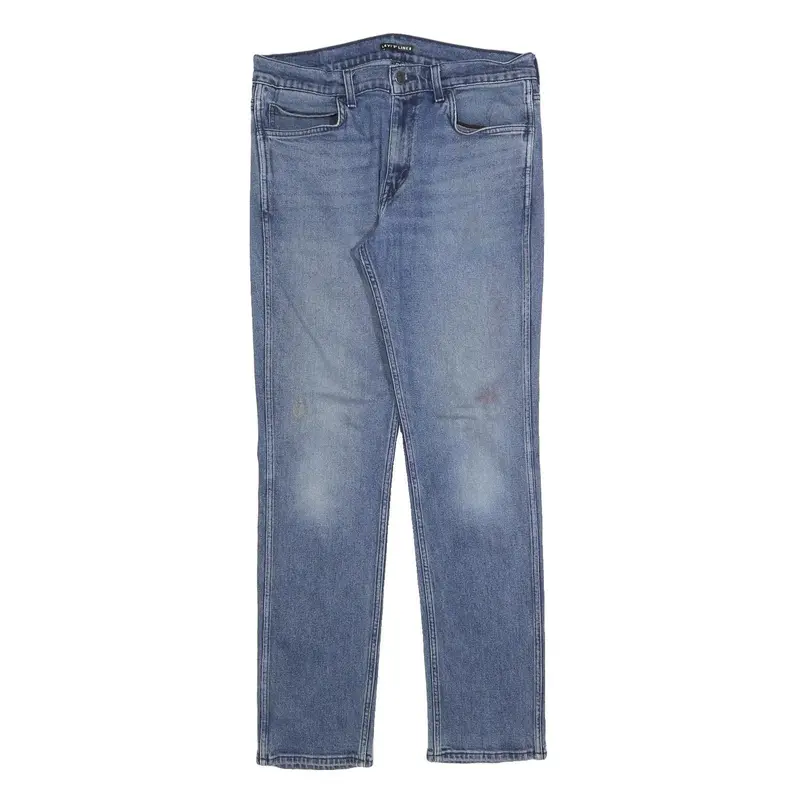 Levi's Mens Slim Blue Denim Jeans W33 L32 Classic Cotton Blend Zip Closure 1