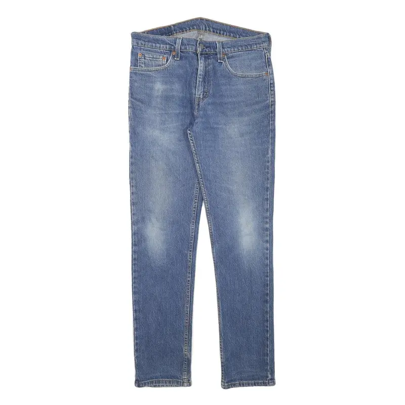 Levi's Mens Slim Blue Denim Jeans Zip W31 L30 Classic Fit Regular 1