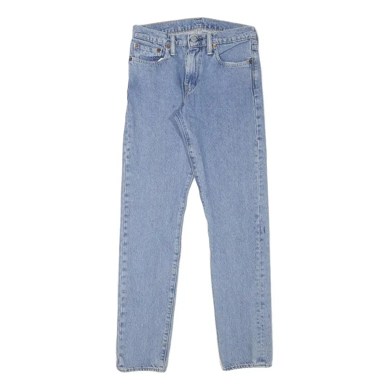 Levi's Mens Slim Blue Denim Light Woven Zip Jeans W26 L30 Classic Casual 1