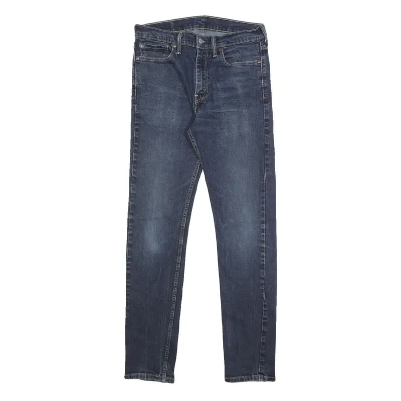 Levi's Mens Slim Blue Denim Stone Wash Jeans W32 L34 Zip Casual Classic Fit 1