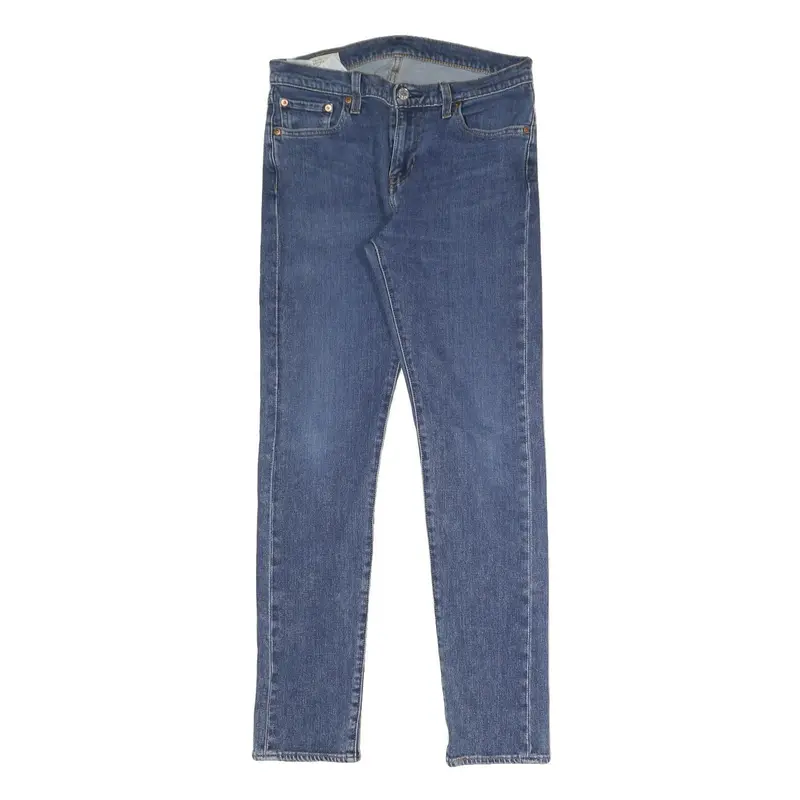 Levi's Mens Slim Blue Jeans Denim W29 L32 Cotton Blend Zip Classic Fit 1