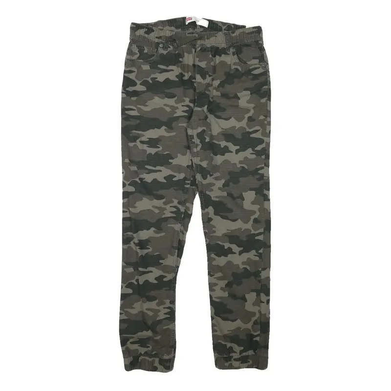 Levi's Mens Slim Cotton Blend Drawstring Camouflage Trousers W29 L29 Casual 1