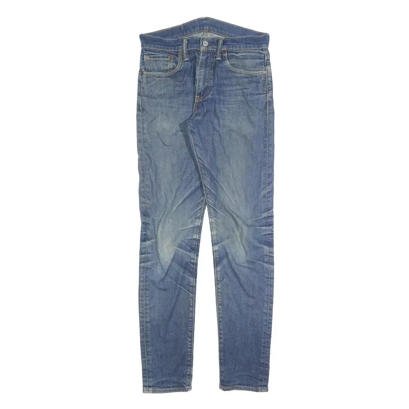Levi's Mens Slim Fit Blue Denim Slim Jeans W30 L31 Classic Zip Cotton Blend 1