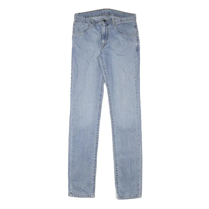 Levi's Mens Slim Light Blue Denim Jeans W27 L32 Zip Closure Classic Style 1