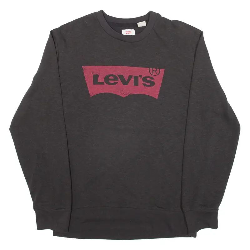 Levi's Mens Sweatshirt Black S 1