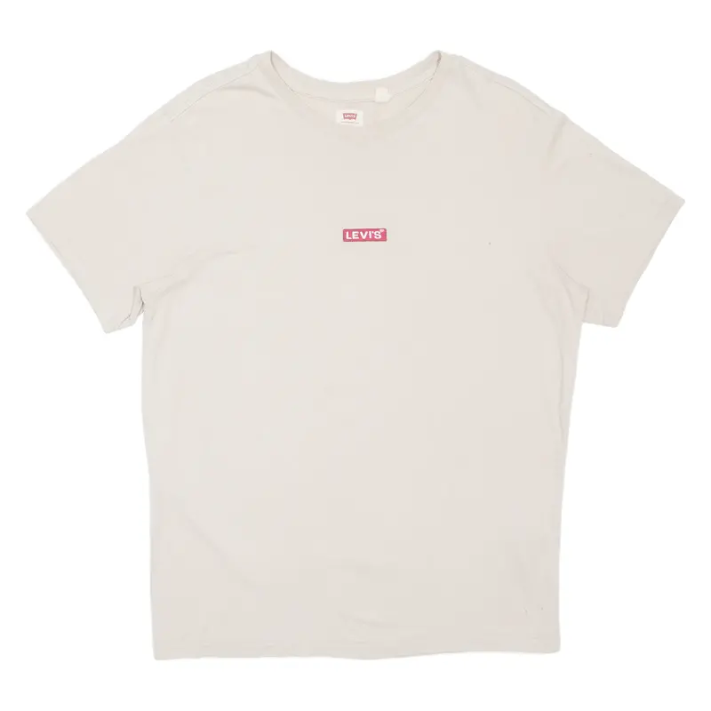 Levi's Mens T-Shirt Beige S 1