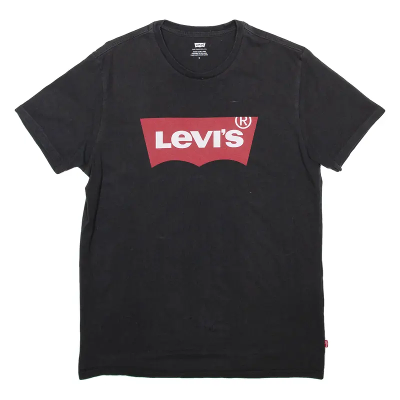 Levi's Mens T-Shirt Black M 1
