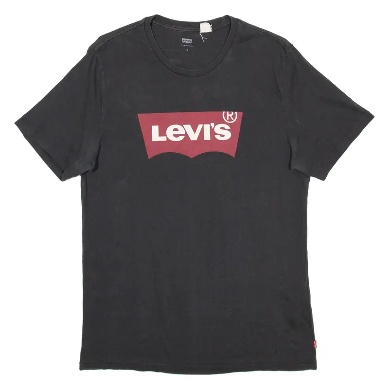 Levi's Mens T-Shirt Black M 1