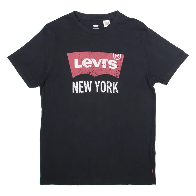 Levi's Mens T-Shirt Black M 1
