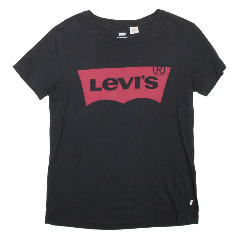Levi's Mens T-Shirt Black Xs 1