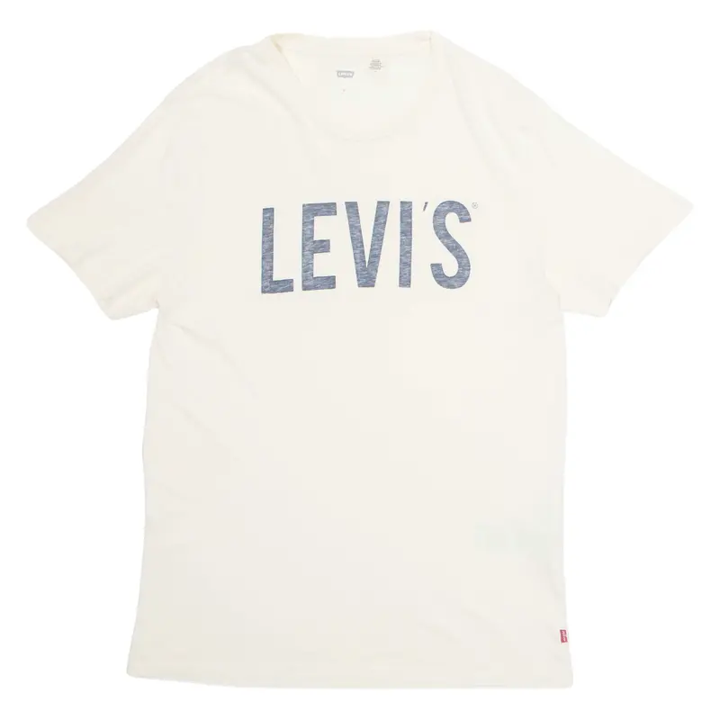 Levi's Mens T-Shirt Cream M 1