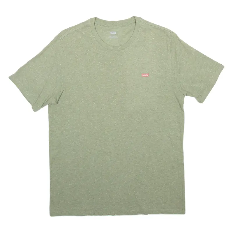 Levi's Mens T-Shirt Green M 1