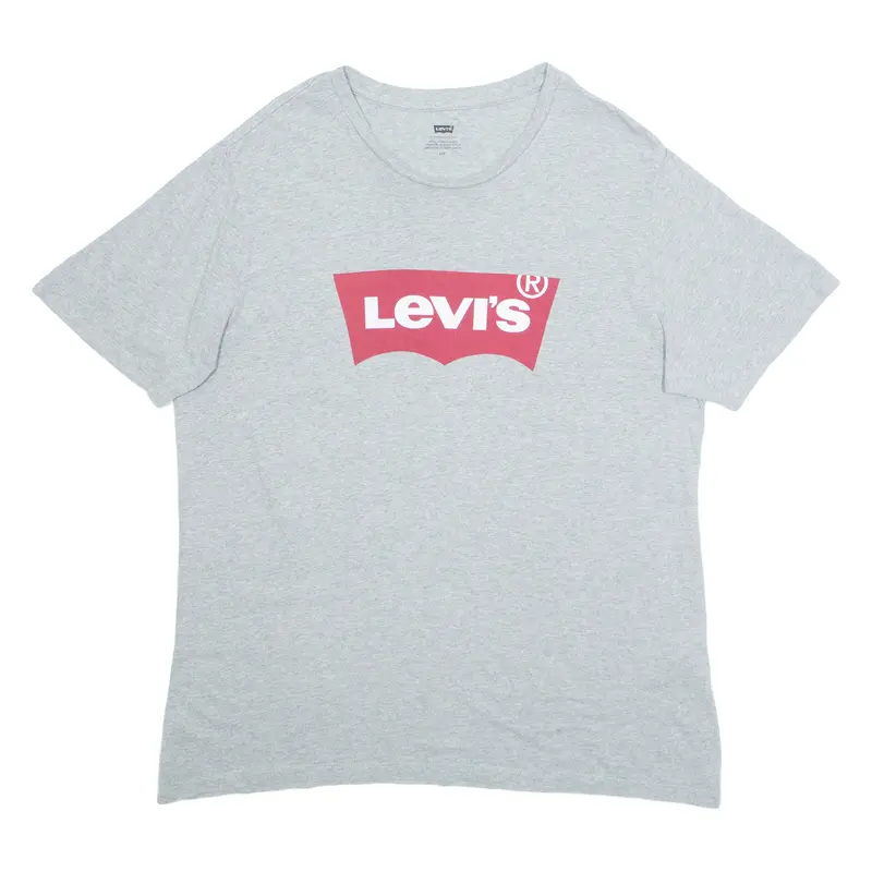 Levi's Mens T-Shirt Grey L 1