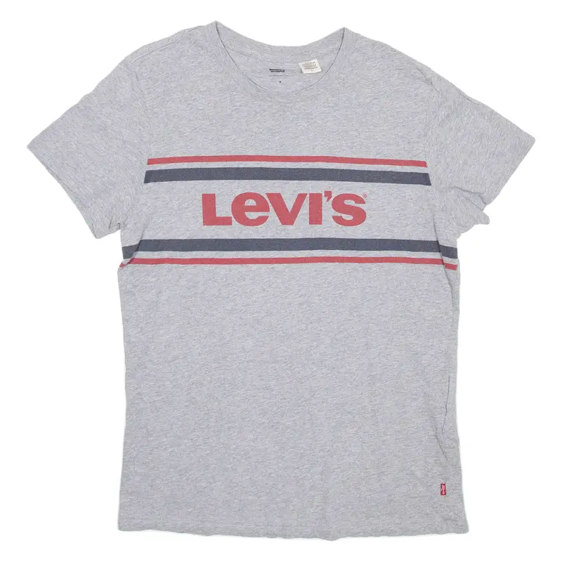 Levi's Mens T-Shirt Grey M 1