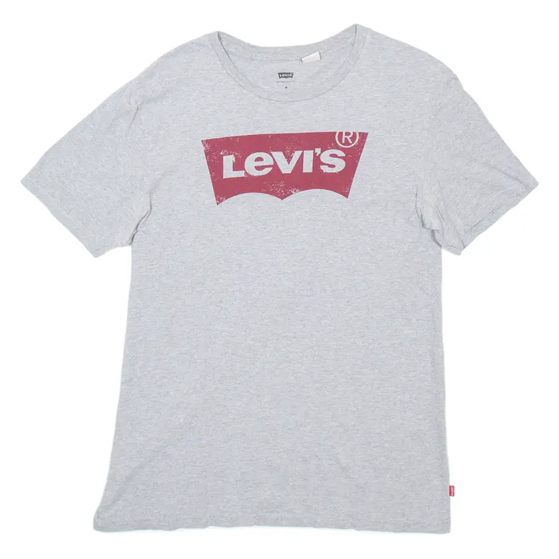Levi's Mens T-Shirt Grey M 1