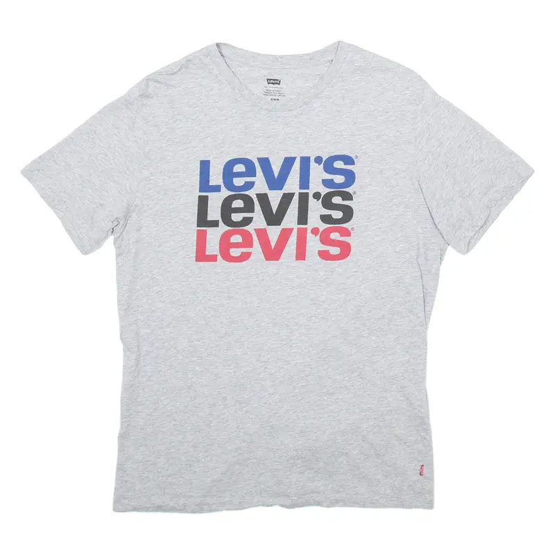 Levi's Mens T-Shirt Grey M 1