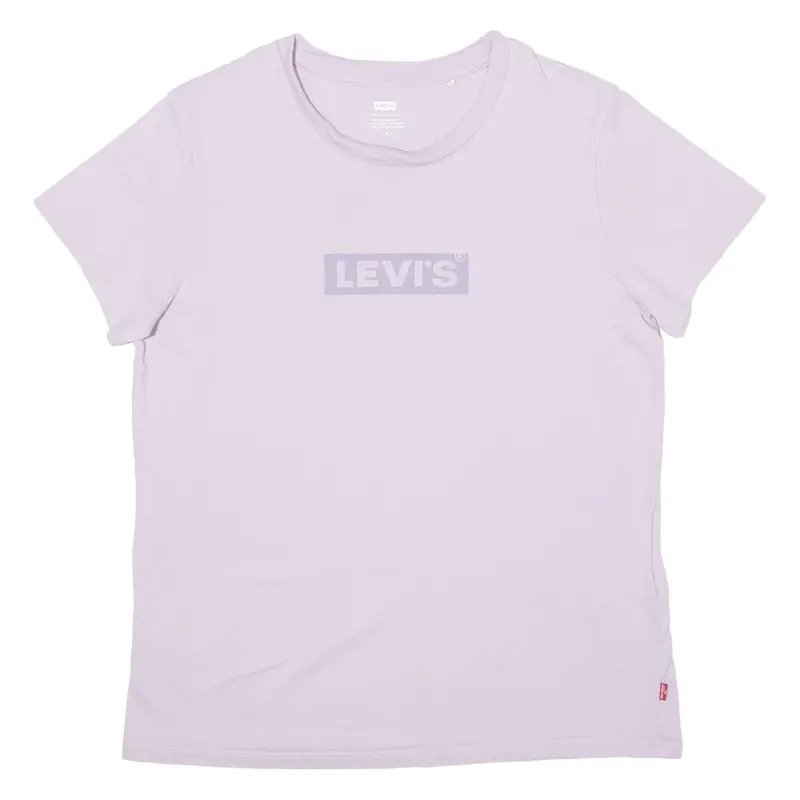 Levi's Mens T-Shirt Purple Crew Neck M 1