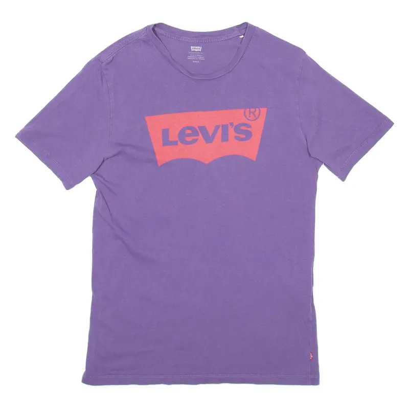 Levi's Mens T-Shirt Purple S 1