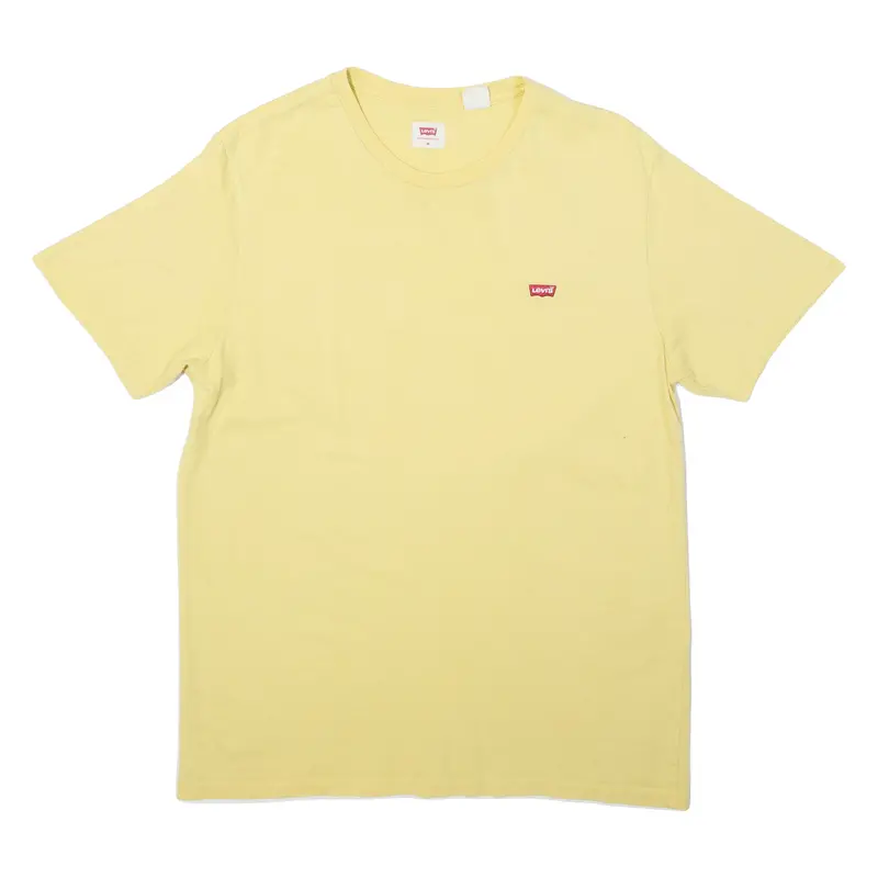 Levi's Mens T-Shirt Yellow M 1