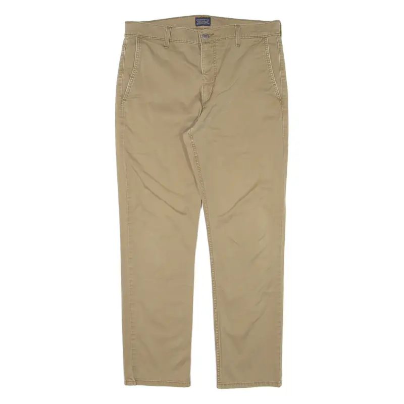 Levi's Mens Trousers Beige Regular Straight W33 L27 1