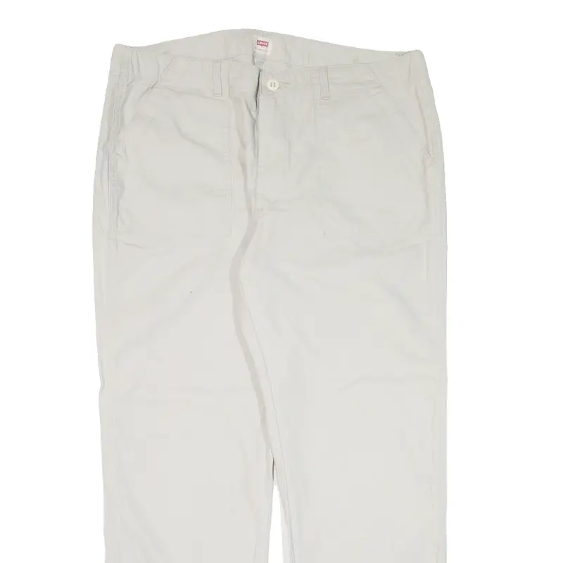 Levi's Mens Trousers Grey Regular Straight W36 L28 2
