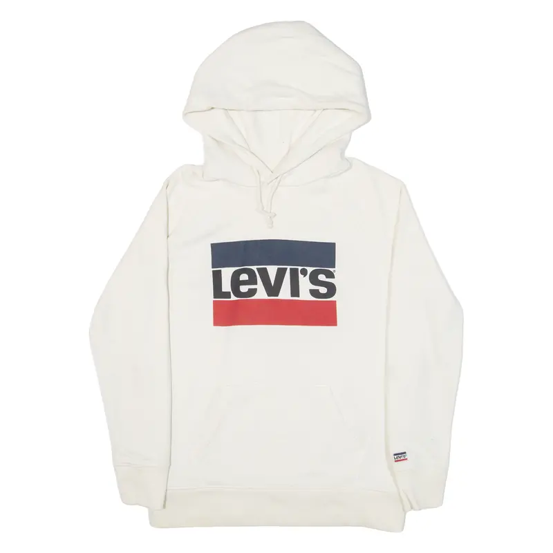 Levi's Mens White Hoodie Xs 1