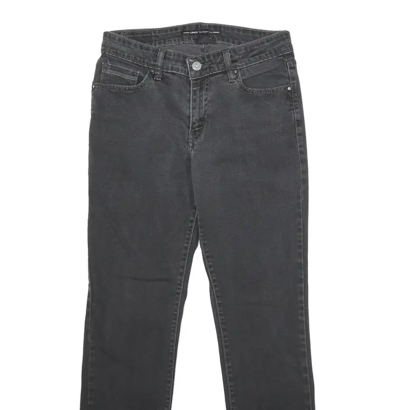 Levi's Mid Rise Skinny Womens Jeans Black Regular Skinny Denim W28 L30 Classic 2