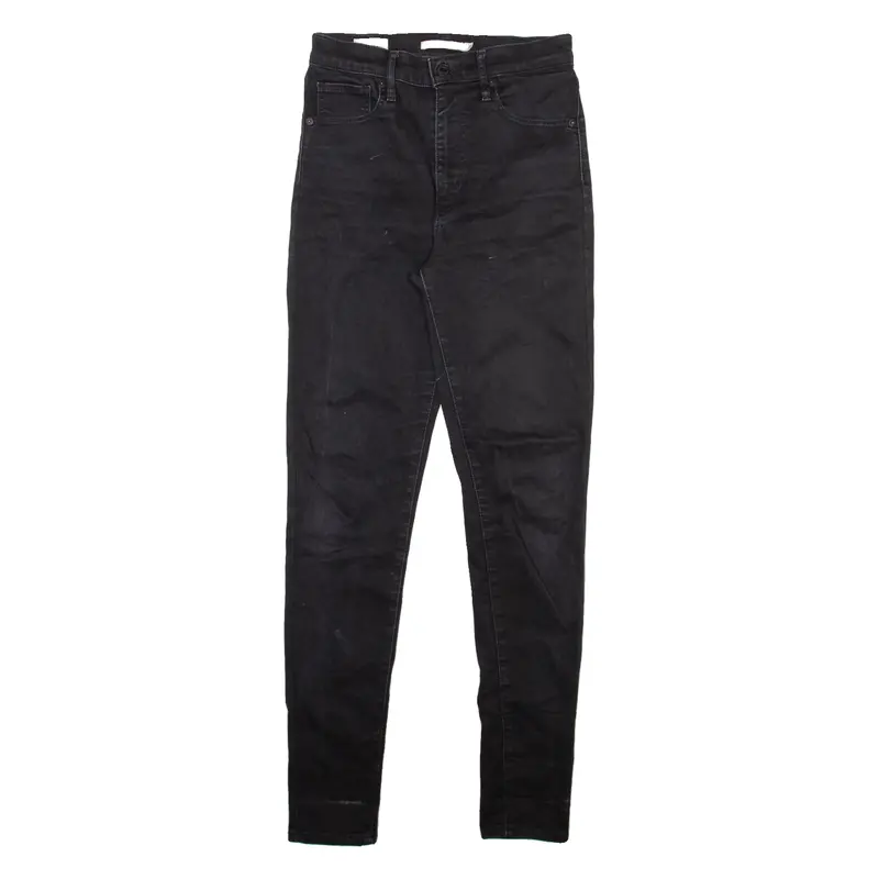 Levi's Mile High Big E Womens Jeans Black Slim Skinny W25 L29 1