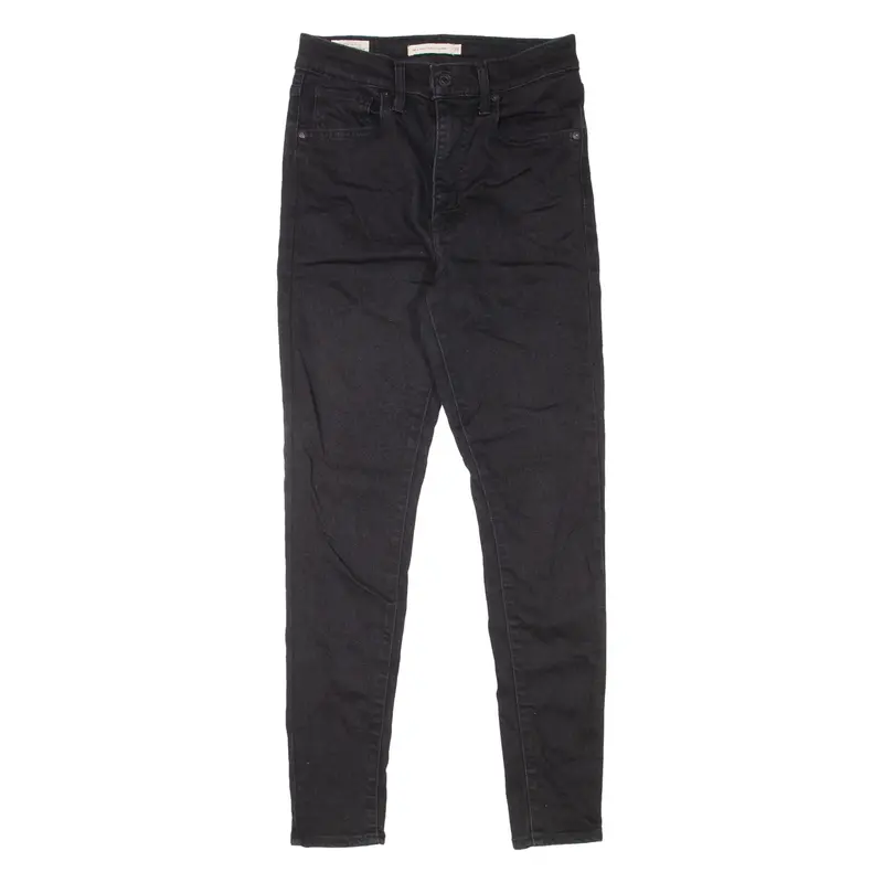Levi's Mile High Big E Womens Jeans Black Slim Skinny W28 L28 1