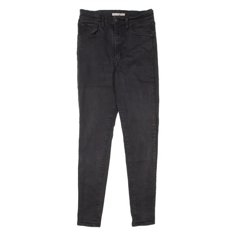 Levi's Mile High Womens Jeans Black Slim Skinny W26 L30 1