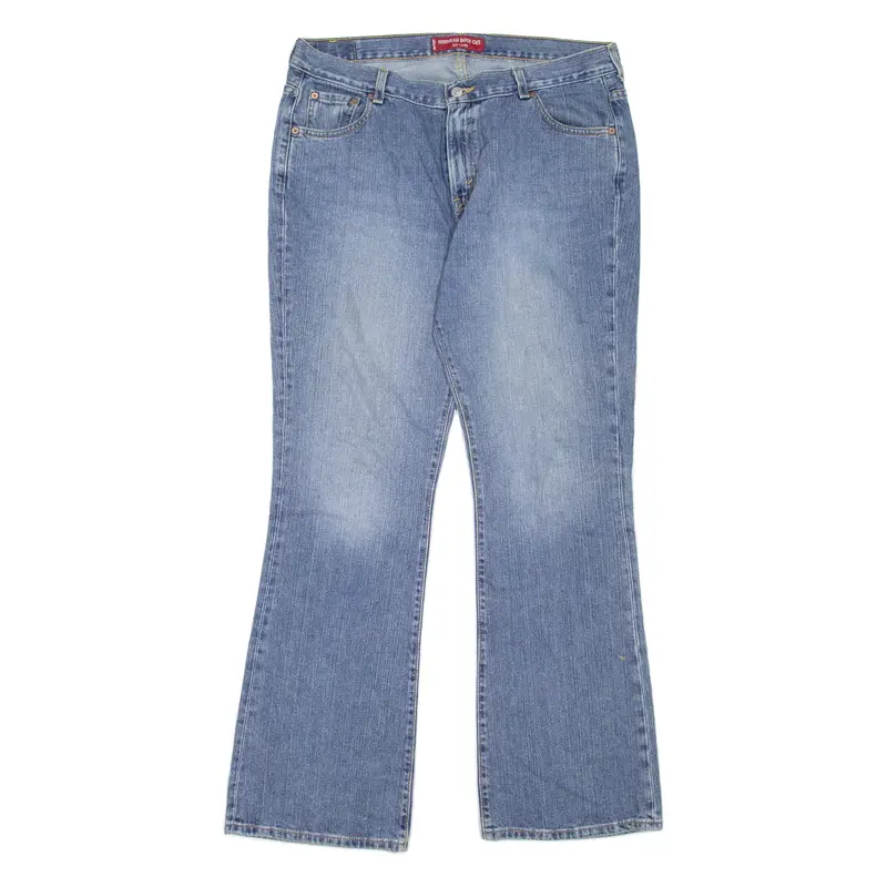 Levi's Nouveau Womens Jeans Blue Regular Bootcut Stone Wash W38 L34 1