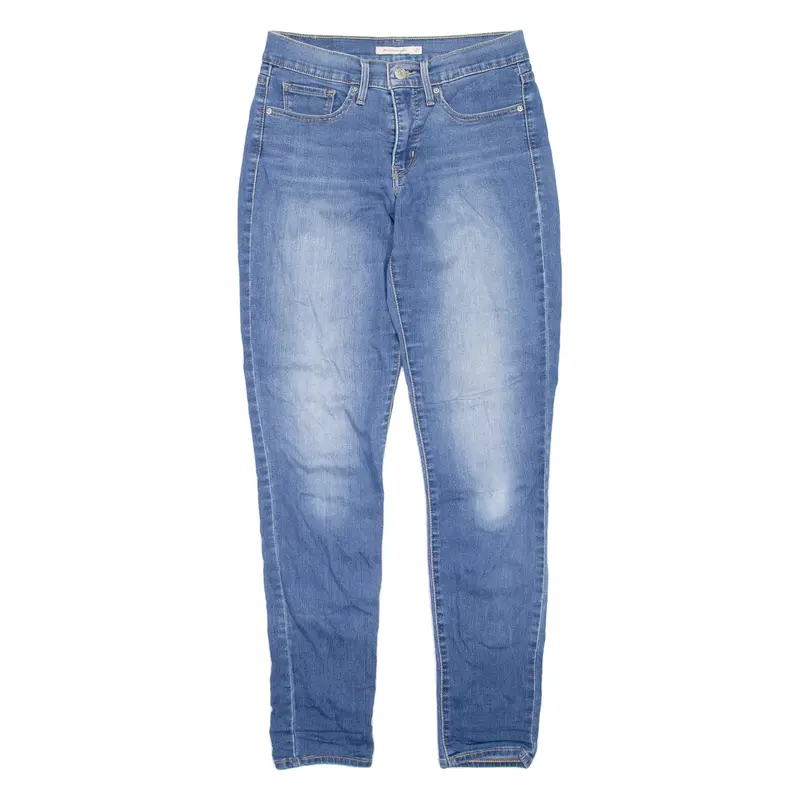 Levi's Shaping Womens Jeans Blue Regular Skinny W27 L32 1