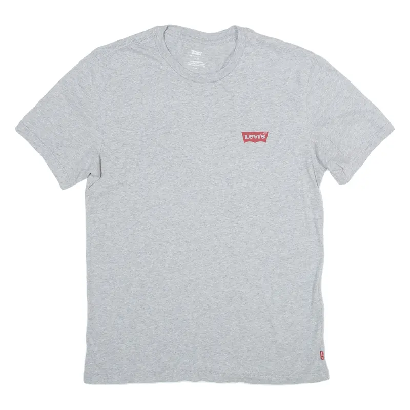 Levi's Slim Fit Mens T-Shirt Grey M 1