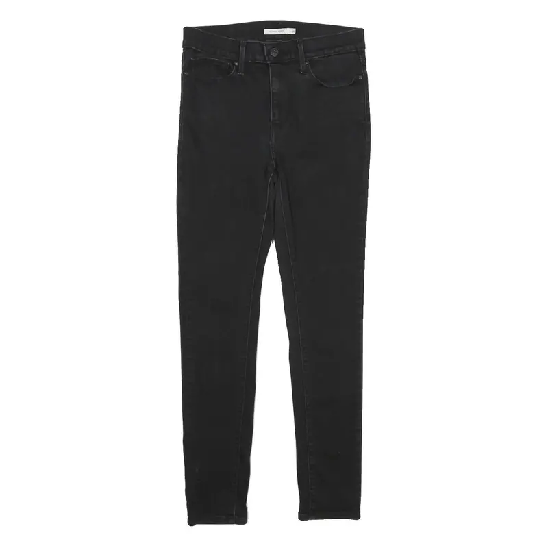 Levi's Slimming Skinny Womens Jeans Black Slim Skinny Denim W29 L30 Zip Closure 1