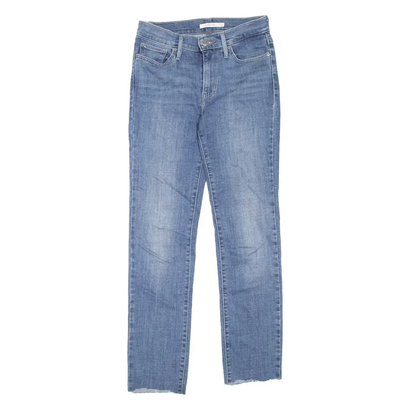 Levi's Slimming Womens Jeans Blue Regular Straight W26 L28 1