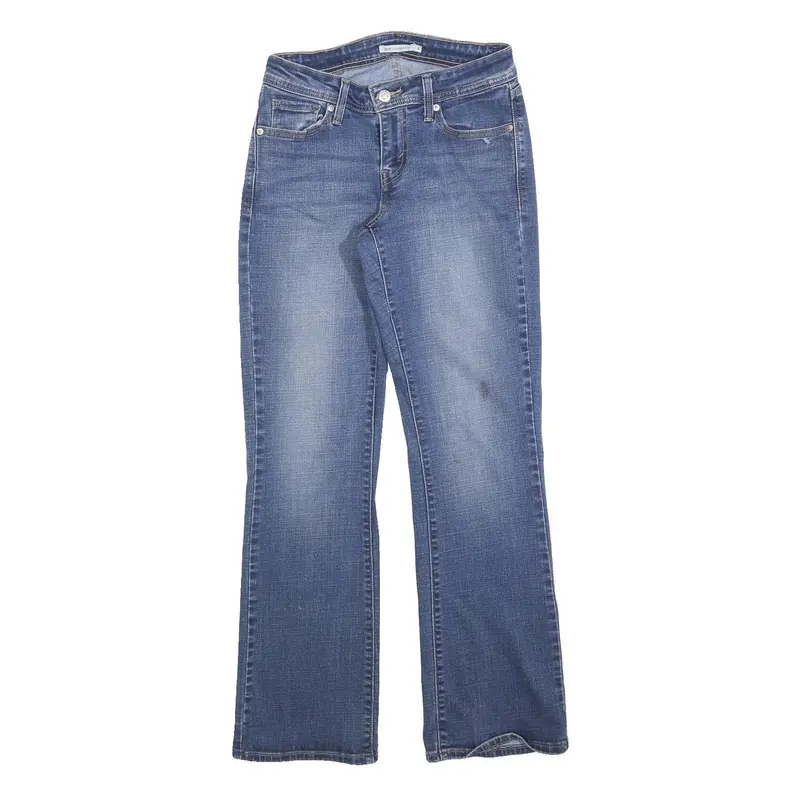 Levi's Womens 529 Regular Fit Straight Blue Denim Jeans W27 L32 Classic Cotton 1