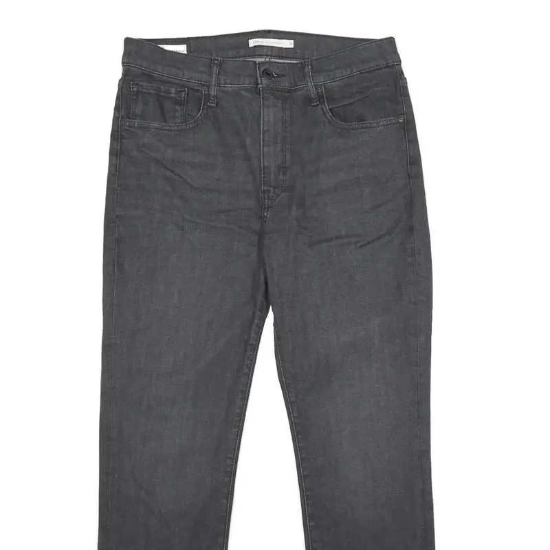 Levi's Womens 724 High Rise Straight Big E Jeans Grey Regular Straight Denim W31 2