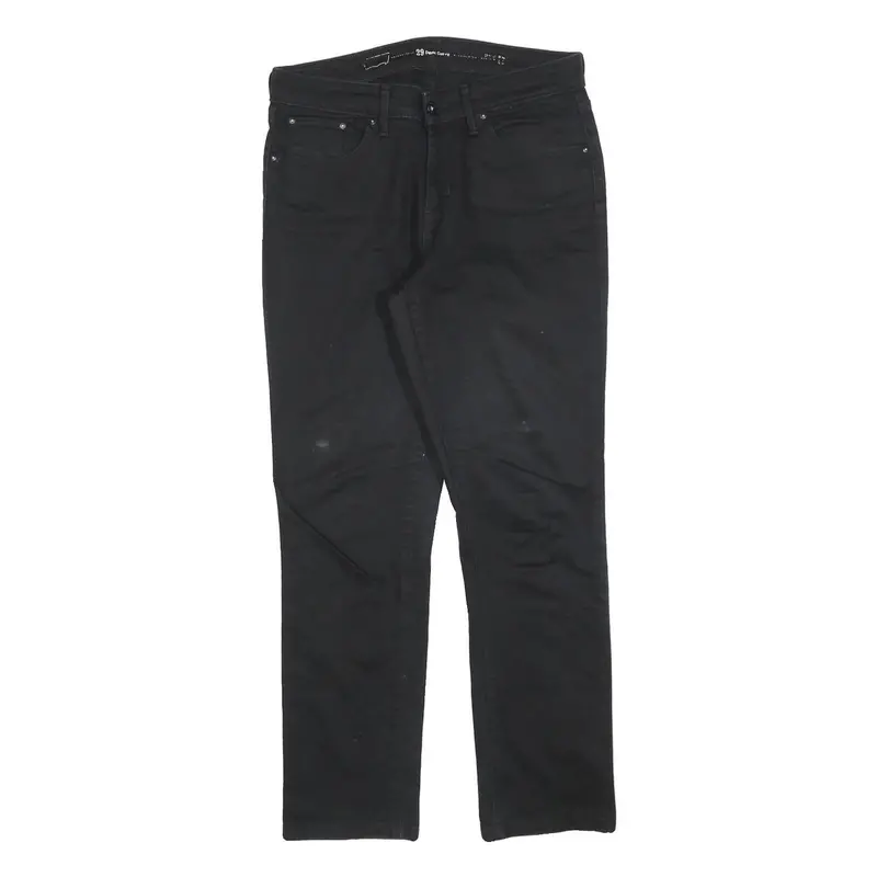 Levi's Womens Black Slim Skinny Denim Cotton Blend Jeans W29 L28 Stylish Zip 1